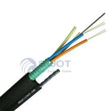 Factory supply outdoor aerial 24 core with armored figure 8 fiber optical cable 1km price GYTC8S